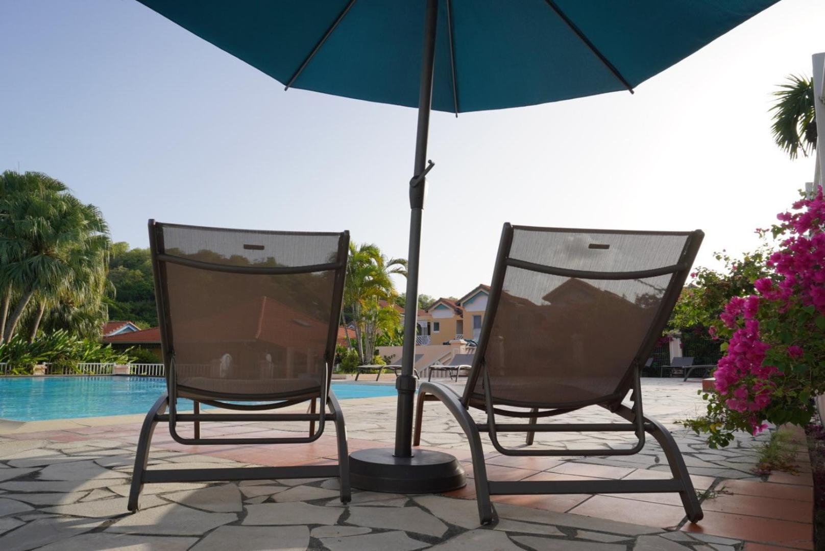 T2 Spacieux, Confort, Piscine & Plage A Сент-Ан Екстериор снимка